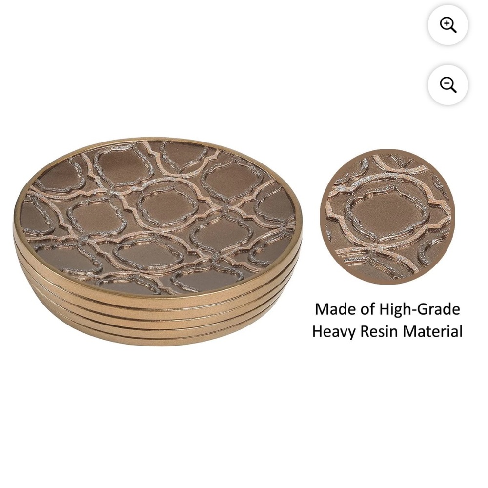 NEW! Classic Luxury Chic Gold Bronze Soap Dish